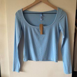 Skims baby blue long sleeve